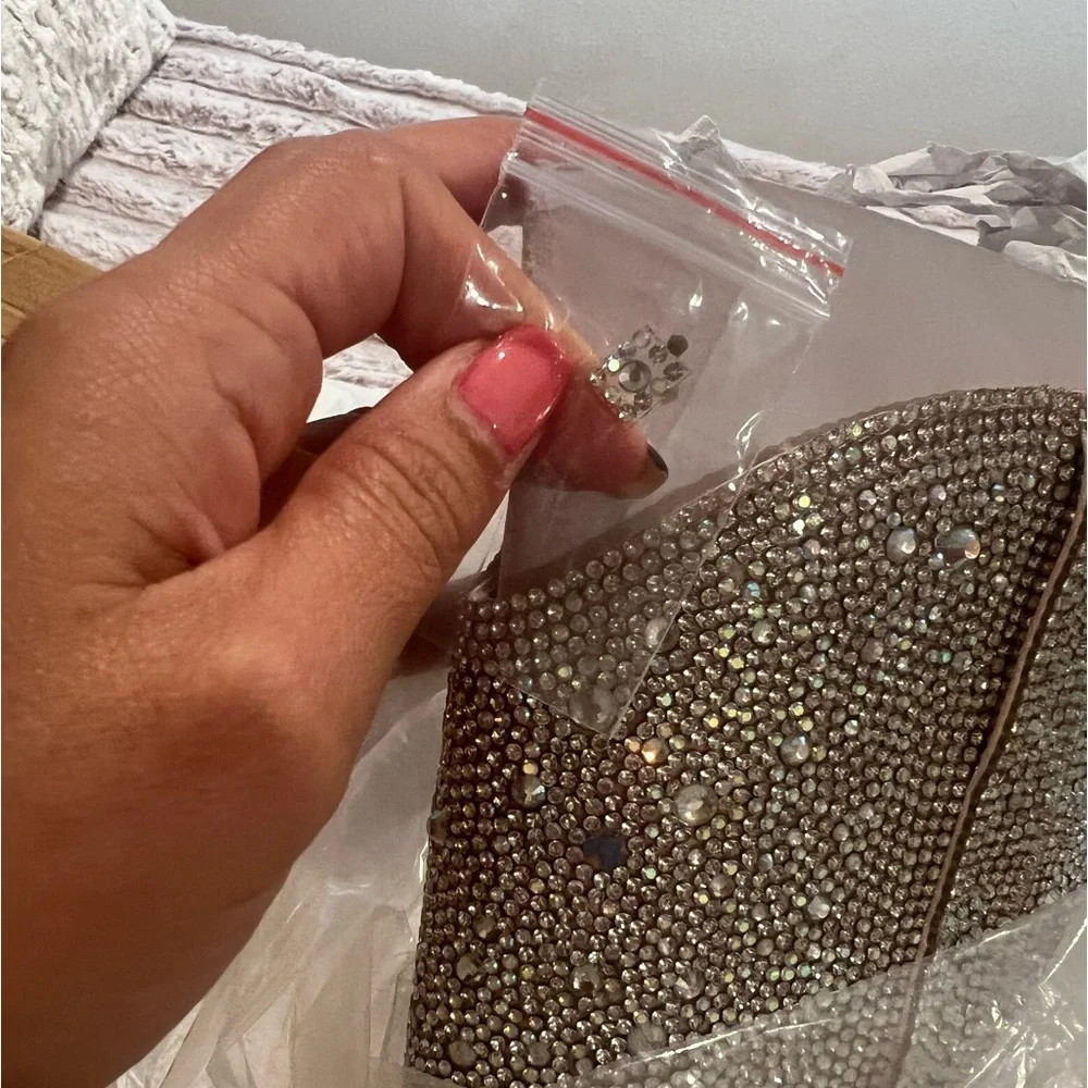 Matisse Rhinestone Clear Taylor Cowboy Boots - Picture 2 of 5